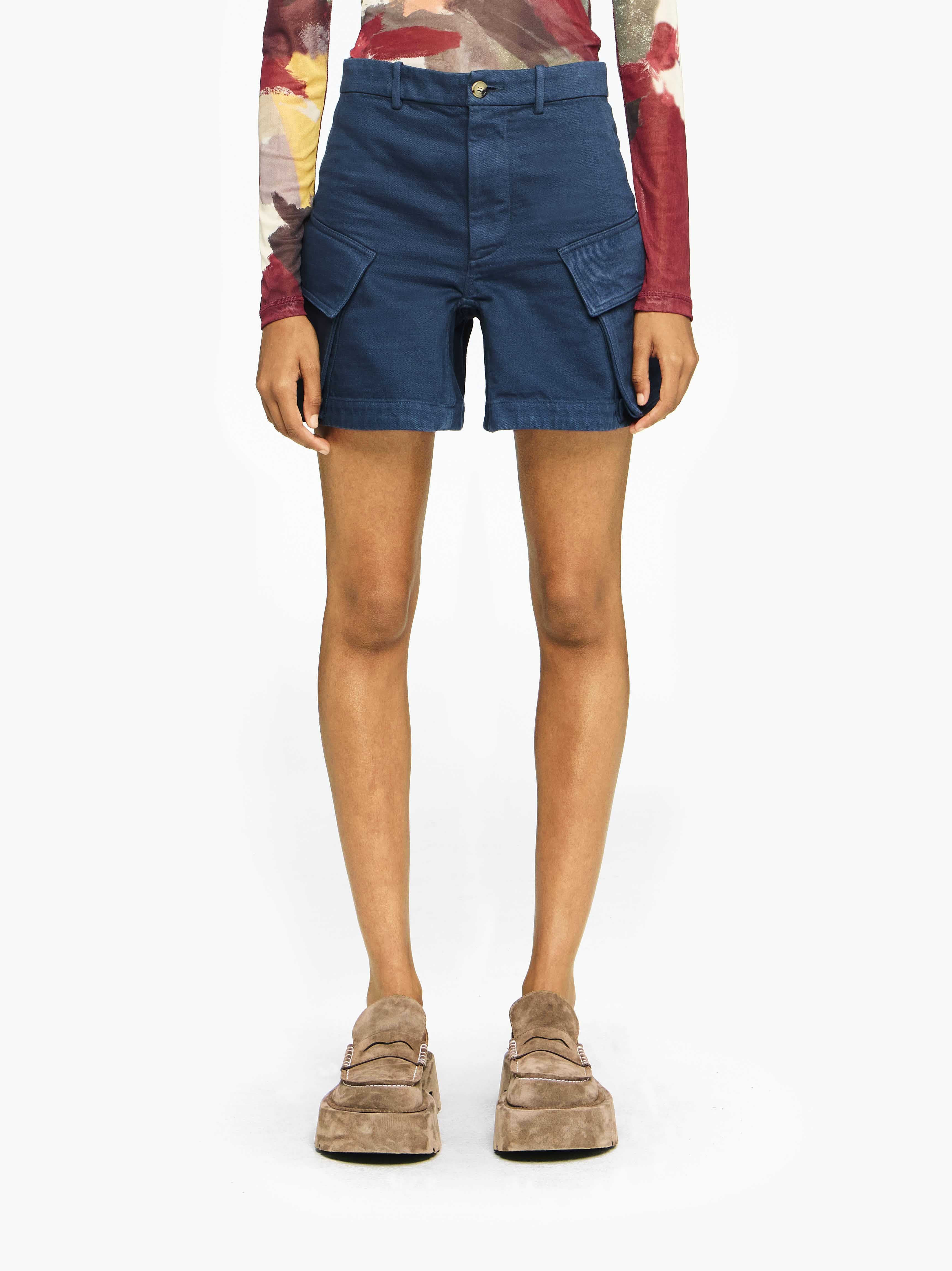 High Waisted Cargo Twill Shorts for Women - Comfortable & Stylish Casual Summer Shorts for Outdoor Activities, Travel, and Everyday Wear