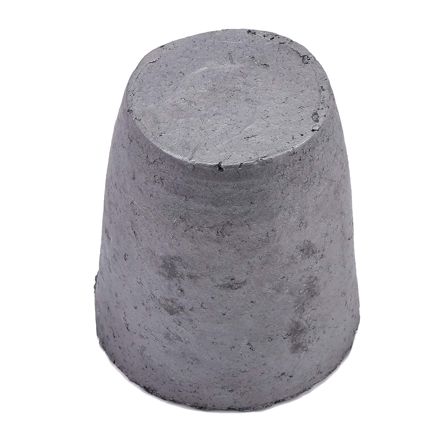 Nisorpa 6KG Graphite Crucible for Metal Melting - High-Temperature Resistant Silicon Graphite Cup for Aluminum, Zinc, Silver, Copper & Brass Casting - Perfect for Furnace, Torch & Foundry Use