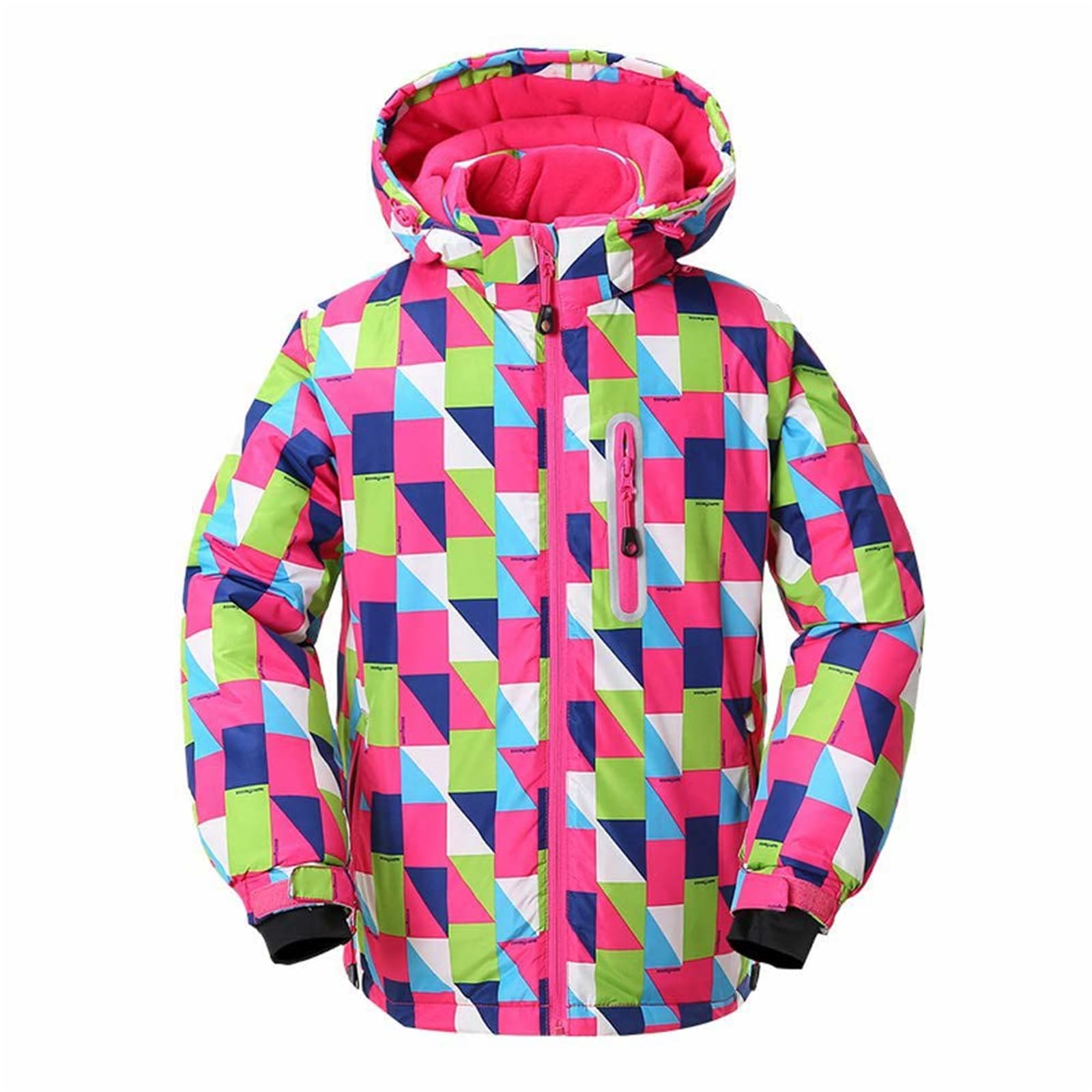 WOWULOVELY Girls' Thick Warm Snowsuit Hooded Ski Jacket & Pants 2-Piece Set - Winter Skiing Outfit for Kids - Perfect for Snowboarding, Sledding & Outdoor Winter Activities