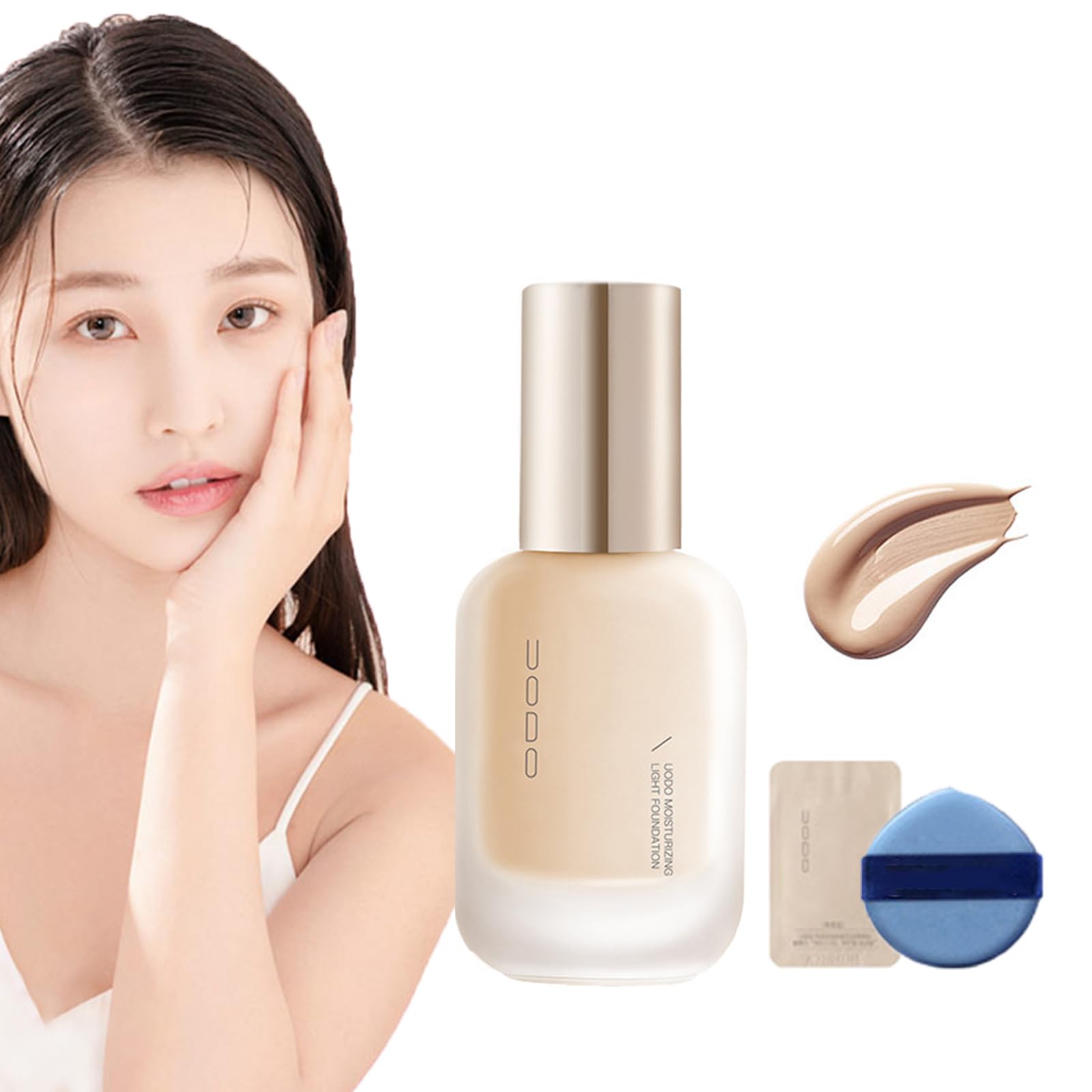 UODO Liquid Foundation - Hydrating Lightweight & Matte Long-Lasting Makeup for Flawless Coverage | Perfect for Daily Wear, Special Occasions & Professional Makeup Looks