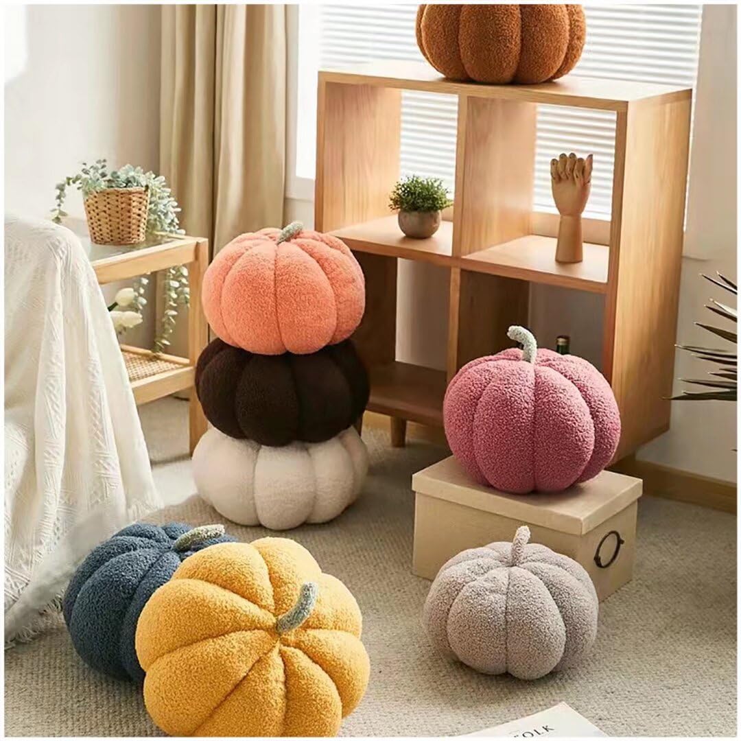 Fall Plush Throw Pillow - Soft Sofa & Bed Decor - White 11.02