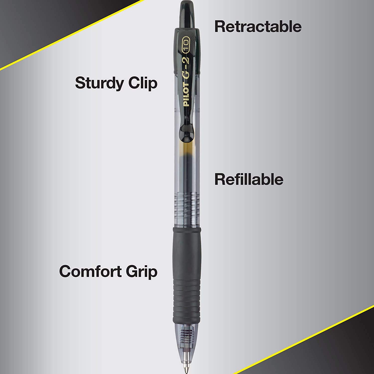 Premium G2 Gel Roller Pens by Pilot - Bold 1mm Point, 8-Pack (Black & Blue) - Perfect for Office, School, Note-Taking & Signature Writing