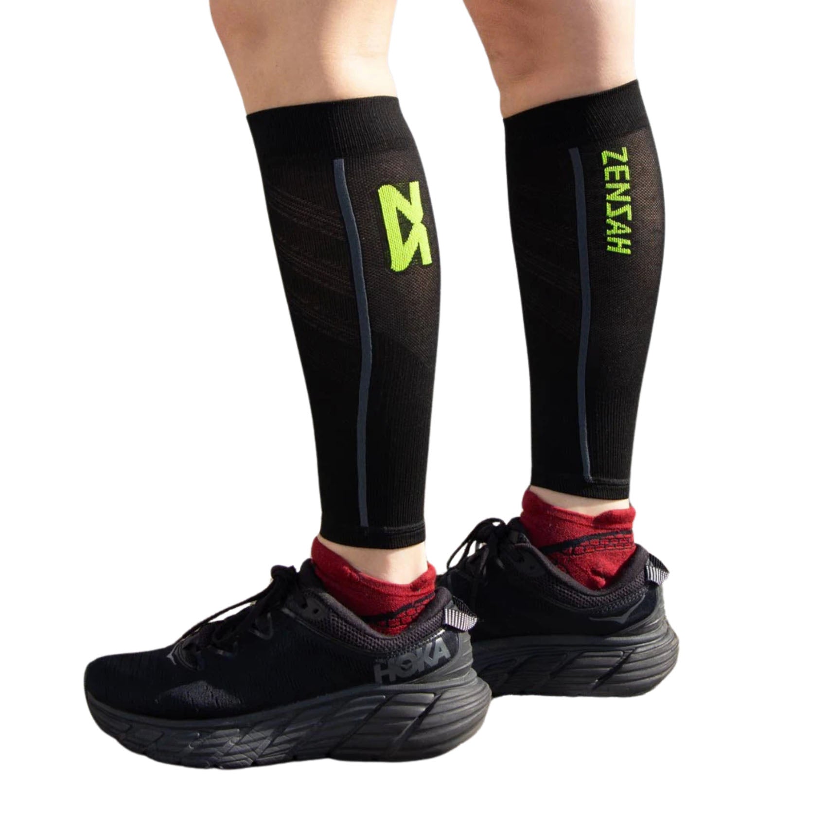 Zensah Featherweight Compression Leg Sleeves for Men & Women - Lightweight Support for Running, Cycling & Recovery - Improve Performance & Reduce Muscle Fatigue