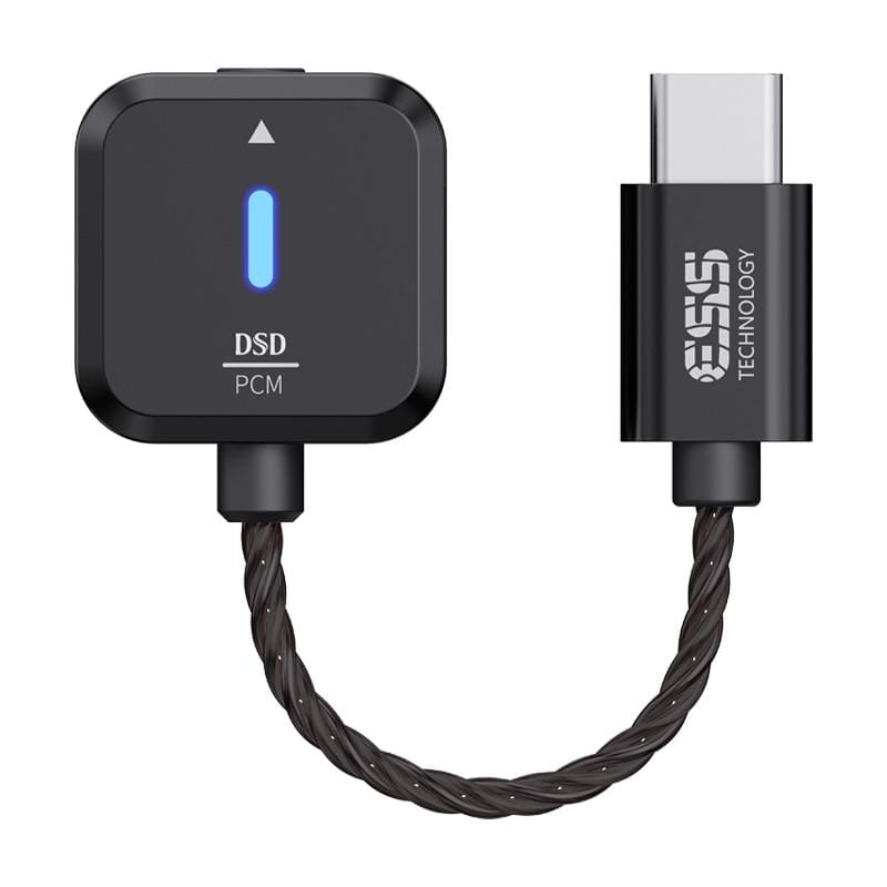Whizzer DA1 Cube Portable DAC Headphone Amplifier - High Resolution Audio for iPhone, Android, PC - Perfect for Travel, Gaming & Music Lovers