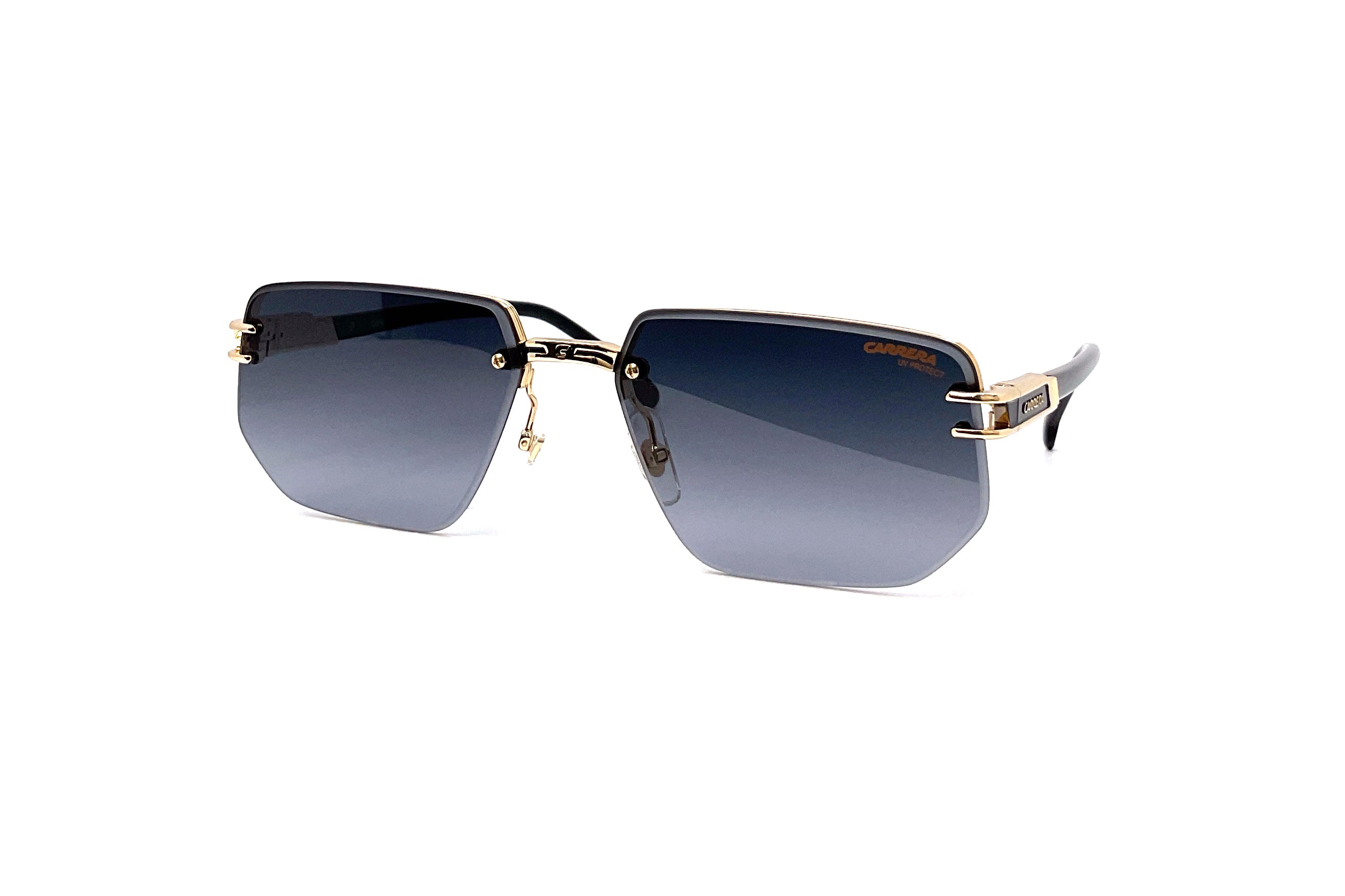 Carrera 1070/S Sunglasses - Gold & Black Aviator Style for Men & Women - Perfect for Driving, Outdoor Sports & Fashion Accessories