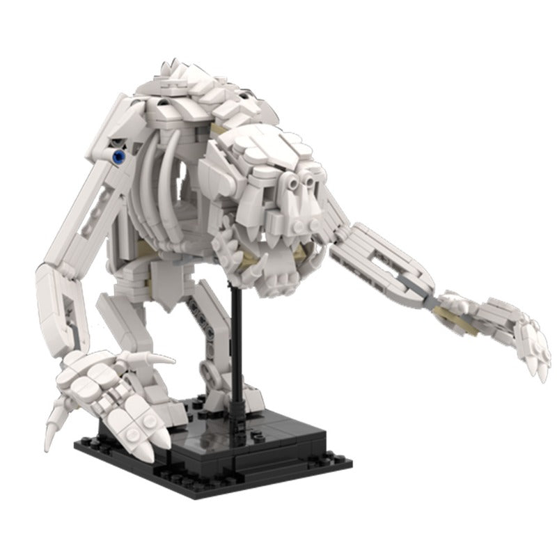 447-Piece MOC 114820 Rancor Skeleton Dinosaur Fossil Building Blocks (GoBricks Version) - Perfect for LEGO Enthusiasts, Dinosaur Lovers & Creative Display