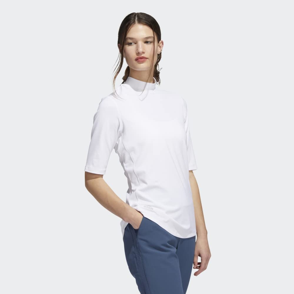 adidas Unisex Essentials Mock Polo Shirt for Men & Women - Comfortable Golf & Casual Wear, Moisture-Wicking Performance Top for Sports, Work & Outdoor Activities