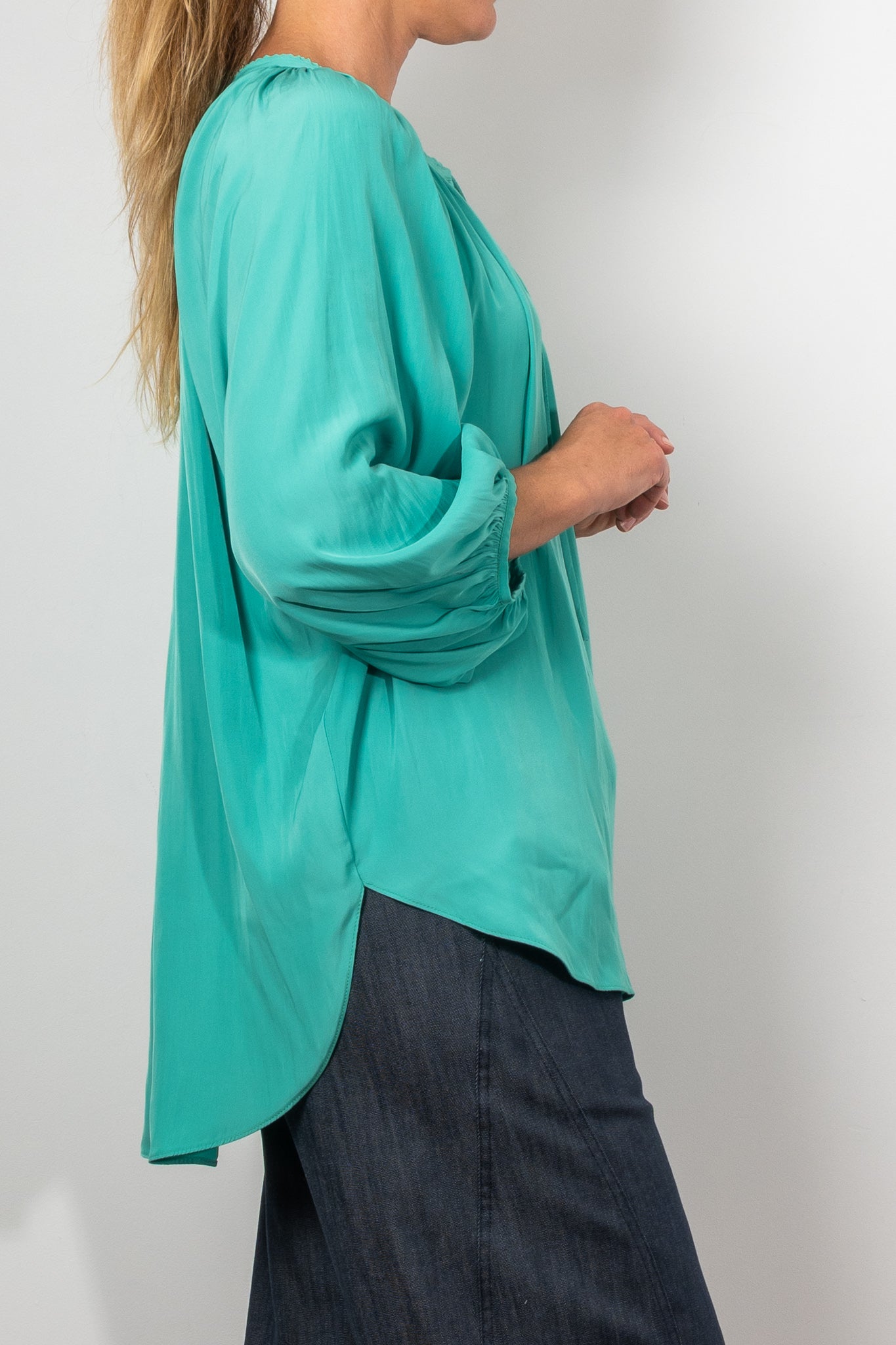 Mela Purdie Artisan Blouse Mache - Handmade Bohemian Top for Women | Perfect for Casual Wear, Date Nights & Summer Outfits