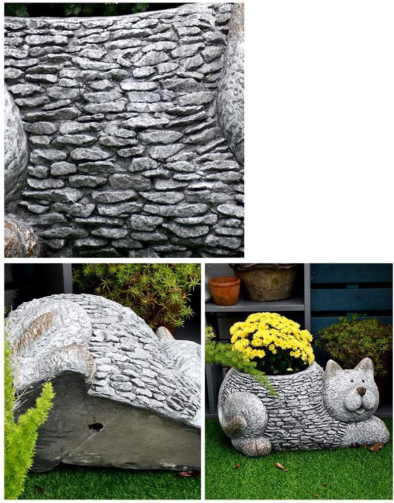 Large Animal-Shaped Hanging Planters - Decorative Flower Pots for Garden, Courtyard, Balcony & Indoor Plants - Perfect for Home Decor, Patio & Outdoor Spaces