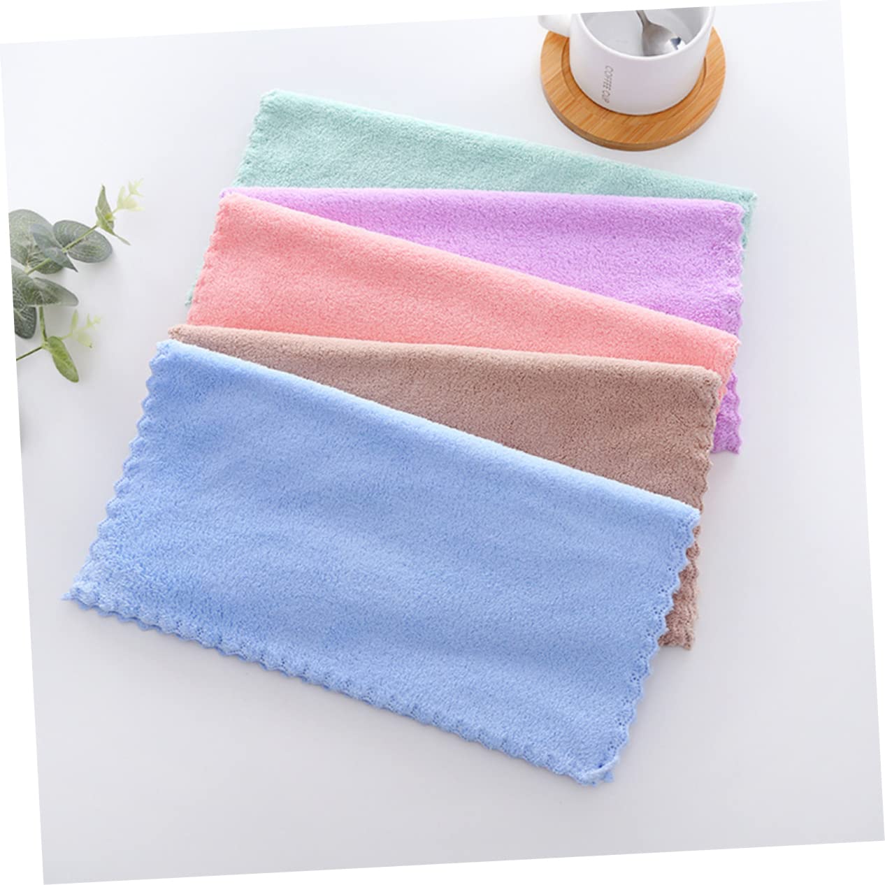 10-Pack Soft Microfiber Makeup Remover Towels for Face & Body - Gentle Cleansing Cloths for Kids & Adults - Perfect for Daily Skincare, Travel, Gym & Spa Use