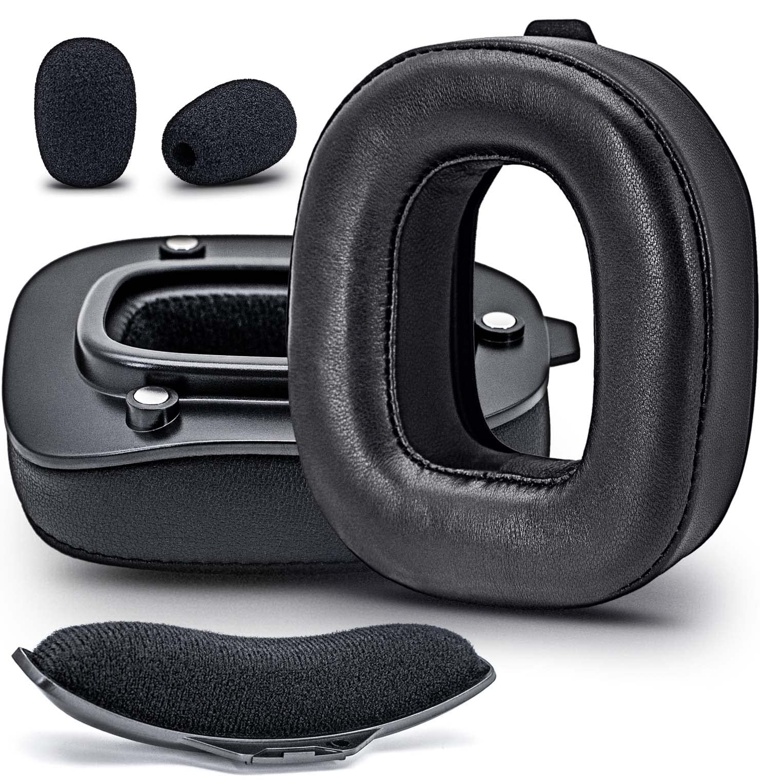 DIMOST Replacement Sheepskin Ear Pads & Headband Set for ASTRO A50 GEN 4 Headset - Premium Microphone Foam Cover (Not Compatible with GEN 3) - Enhanced Comfort for Gaming, Streaming & Long Wear Sessions