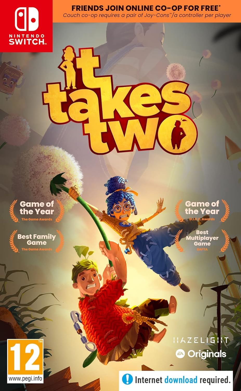 It Takes Two - Nintendo Switch Game | Co-op Adventure for Couples & Friends | Perfect for Date Nights & Family Fun