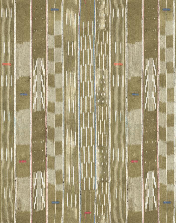 Chris Benz Large Madison Stripe Wallpaper - Tan | Premium Self-Adhesive Peel & Stick Wallpaper for Living Room, Bedroom, Home Decor