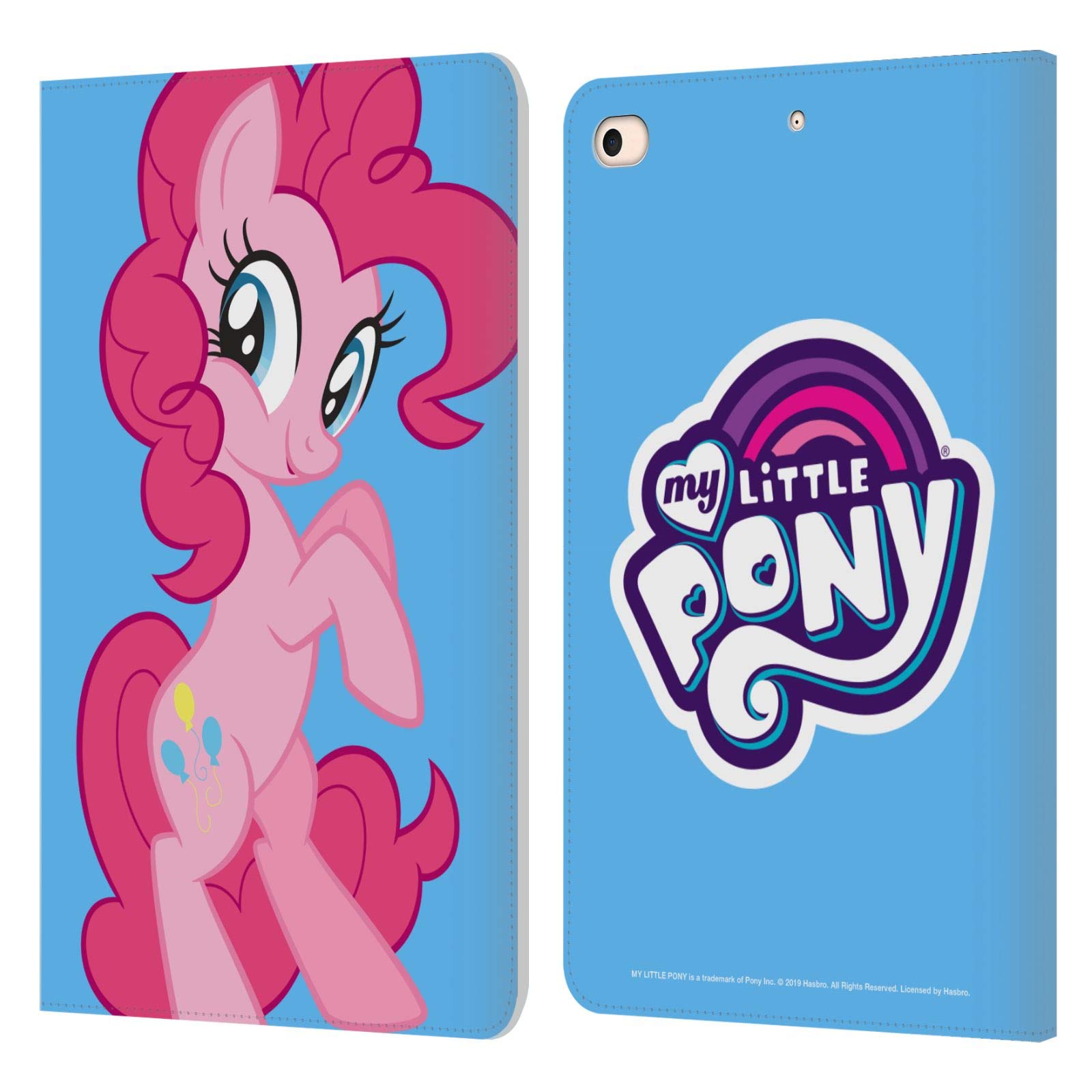 Official My Little Pony Pinkie Pie Leather Book Wallet Case for Apple iPad Mini (2019) - Licensed Character Art Cover - Perfect for School, Travel & Pony Fans