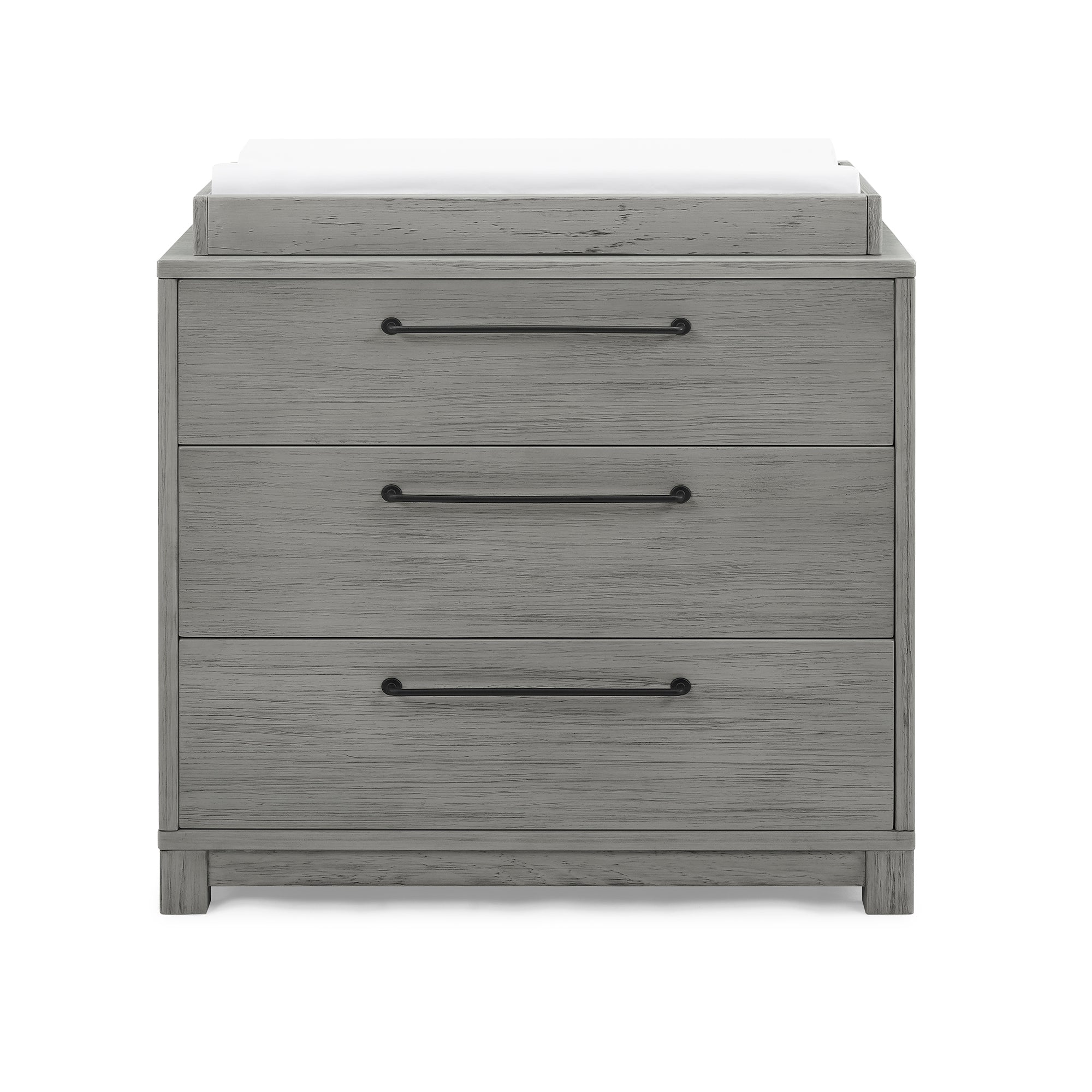 Willow 3 Drawer Dresser with Changing Top - Nursery Baby Changing Table & Storage Organizer for Newborn Essentials - Perfect for Baby Rooms, Daycares & Gift Registries