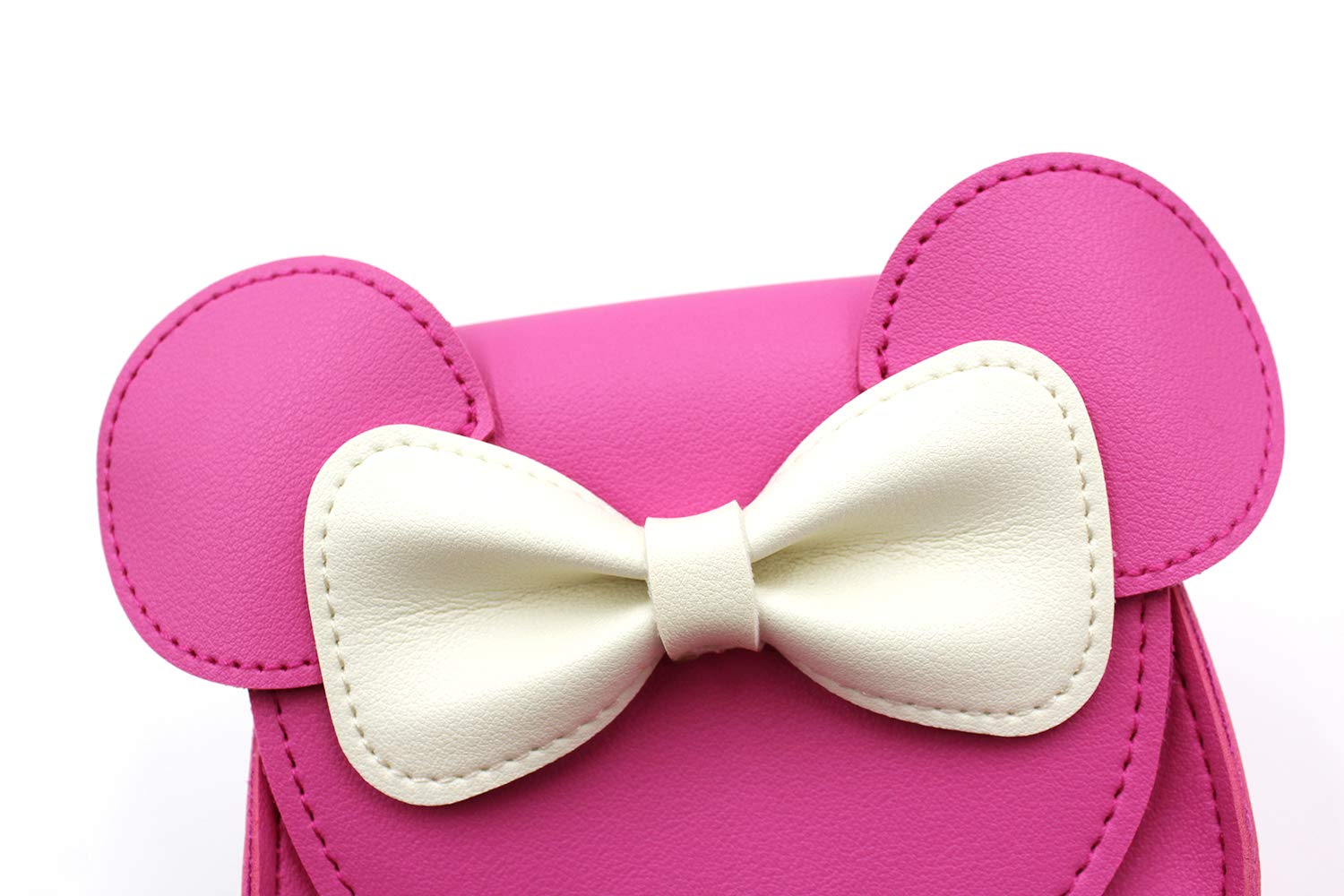 **Bolley Joss Crossbody Purse - Cute Bowknot Shoulder Bag for Little Girls with Cartoon Mouse Ears | Perfect for School, Parties & Everyday Use**