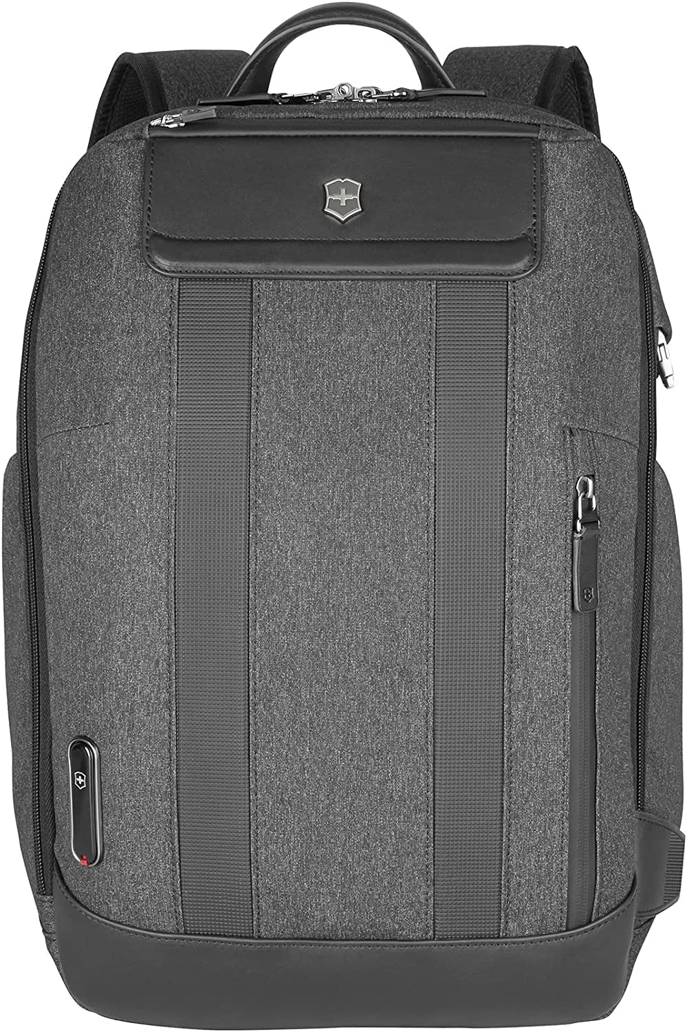 Victorinox Architecture Urban2 City Backpack - 17L Professional Laptop Backpack for Men & Women with Tablet Pocket & Water Bottle Holder - Durable Travel Backpack for Work, Commute & Business Trips - Gray