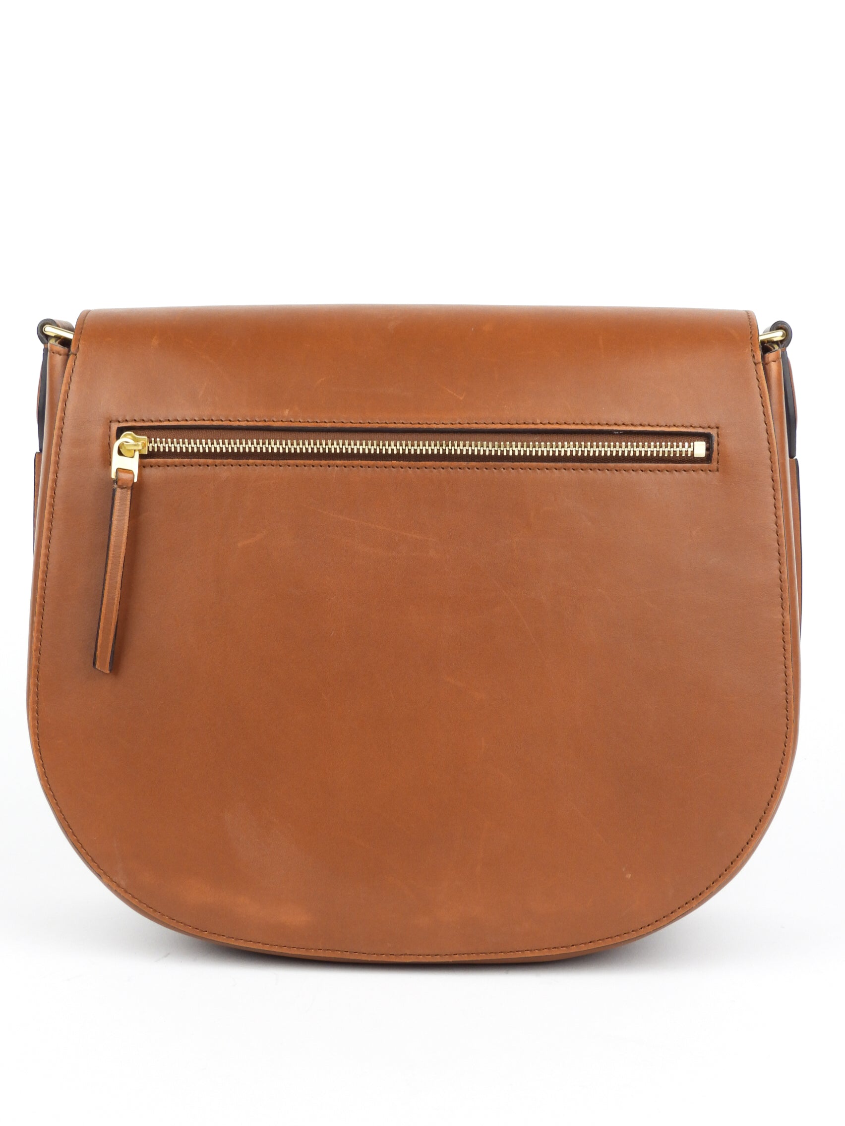 Celine Brown Smooth Leather Medium Trotteur Crossbody Shoulder Bag for Women | Luxury Designer Handbag | Perfect for Work, Travel & Evening Out