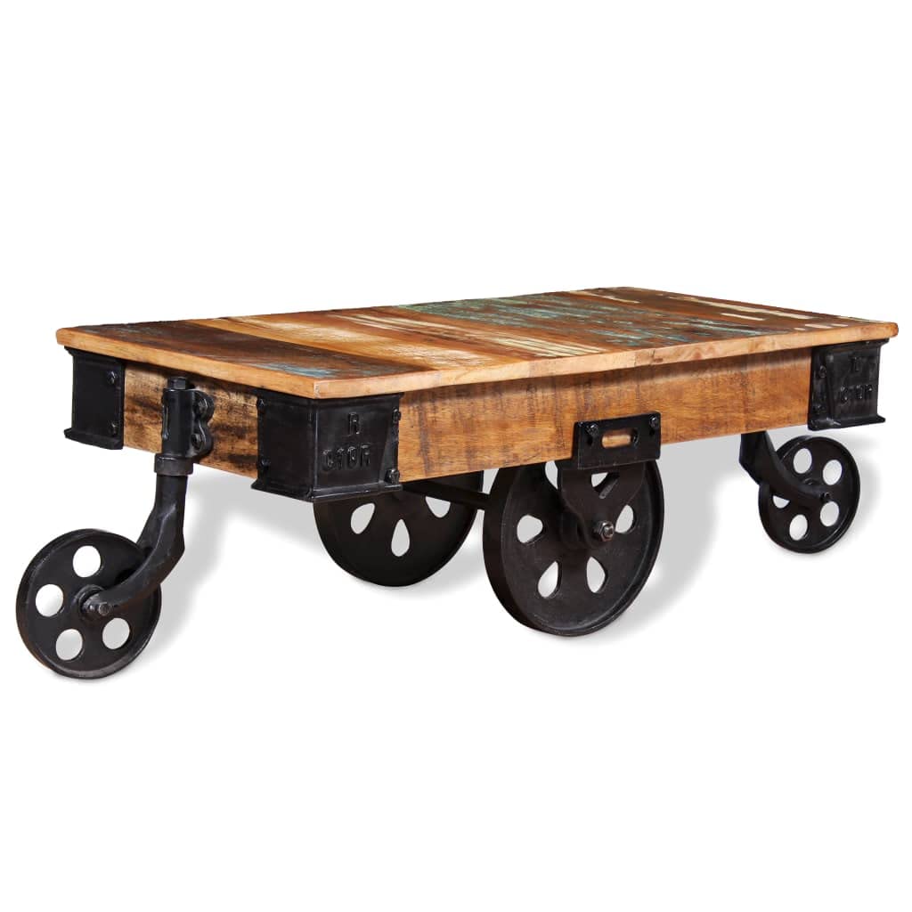 CHARMMA Reclaimed Wood Coffee Table 35.4