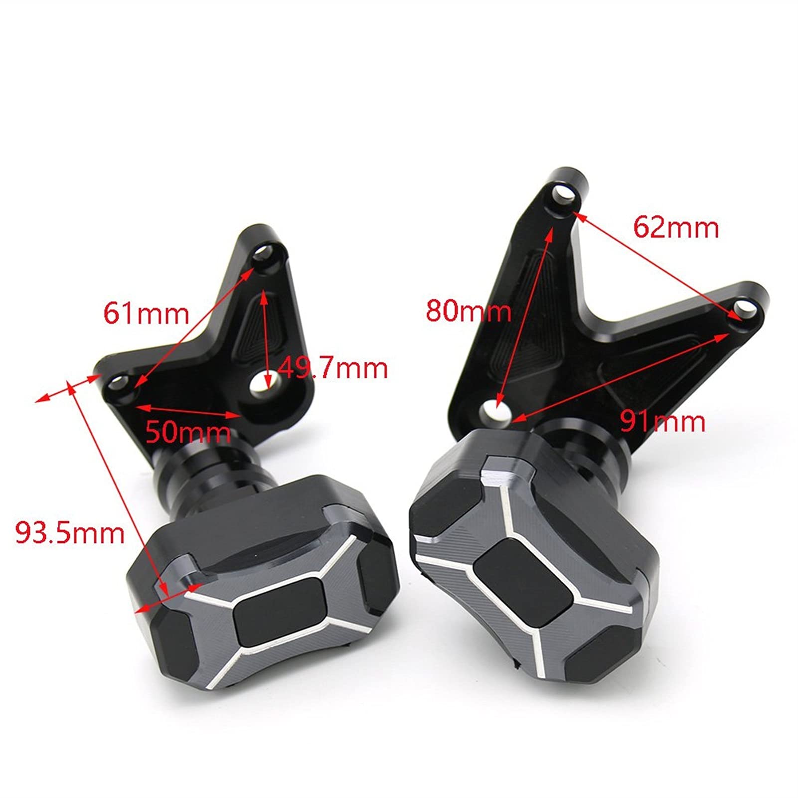 Honda CB650R Frame Sliders Crash Pads - Motorcycle Frame Protector for CB 650 R 2019 2020 Models | Anti-Fall Protection | Perfect for Street Riding & Track Days