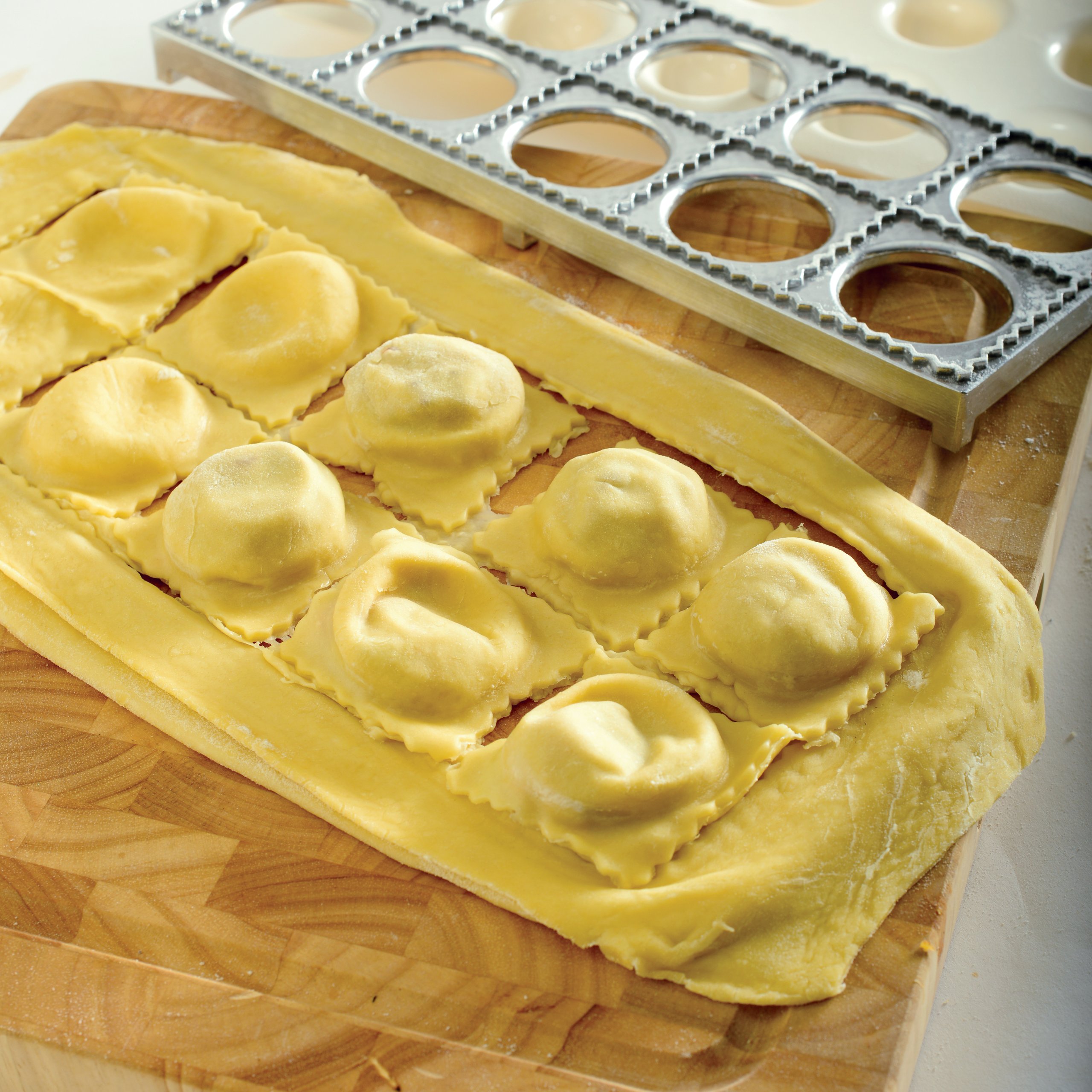 Norpro Jumbo Ravioli Maker with Press - Large Pasta Dough Press for Homemade Ravioli - Perfect for Italian Cooking, Family Dinners & Gourmet Pasta Making