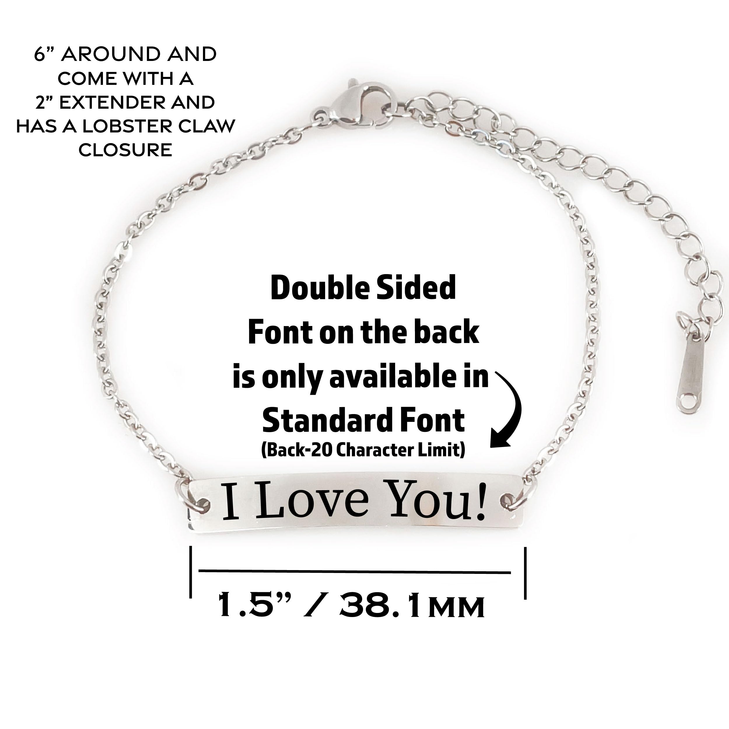 Personalized Graduation Bracelet for Women - Custom Name Jewelry Gift for Class of 2024 - Perfect High School & College Graduation Present - Elegant Keepsake for Daughter, Sister or Friend