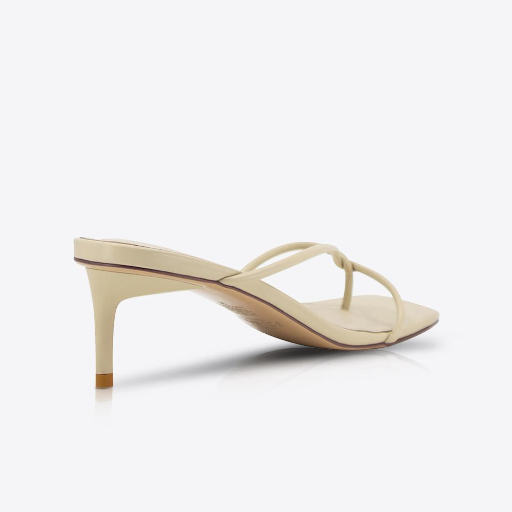 Chrissy Mule Parchment Slippers - Comfortable Women's House Shoes for Indoor & Outdoor Wear - Perfect for Home, Office, and Relaxation