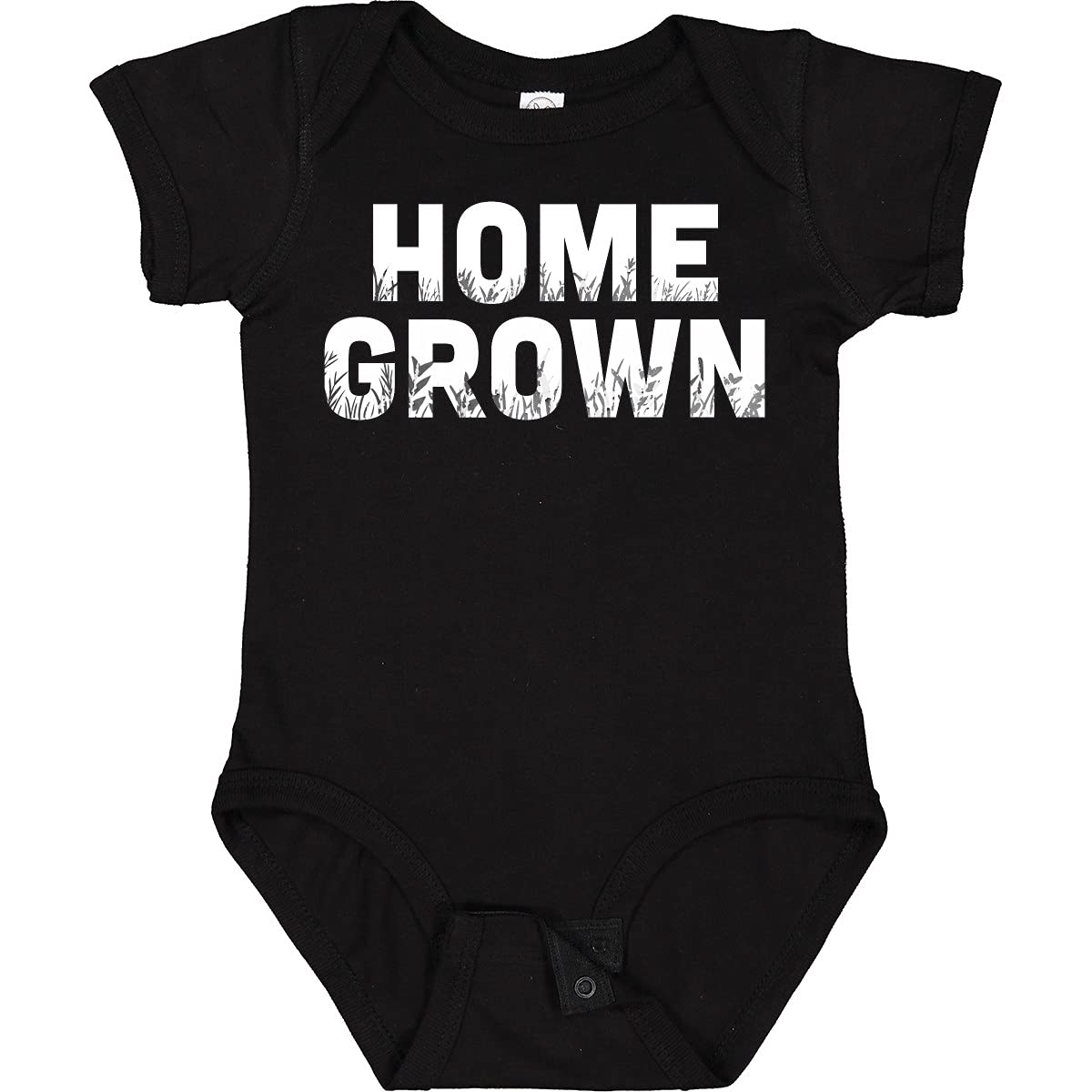 Inktastic Home Grown Baby Bodysuit - 100% Cotton Cute Infant Onesie for Newborns & Toddlers - Perfect for Family Photos, Playdates & Everyday Wear