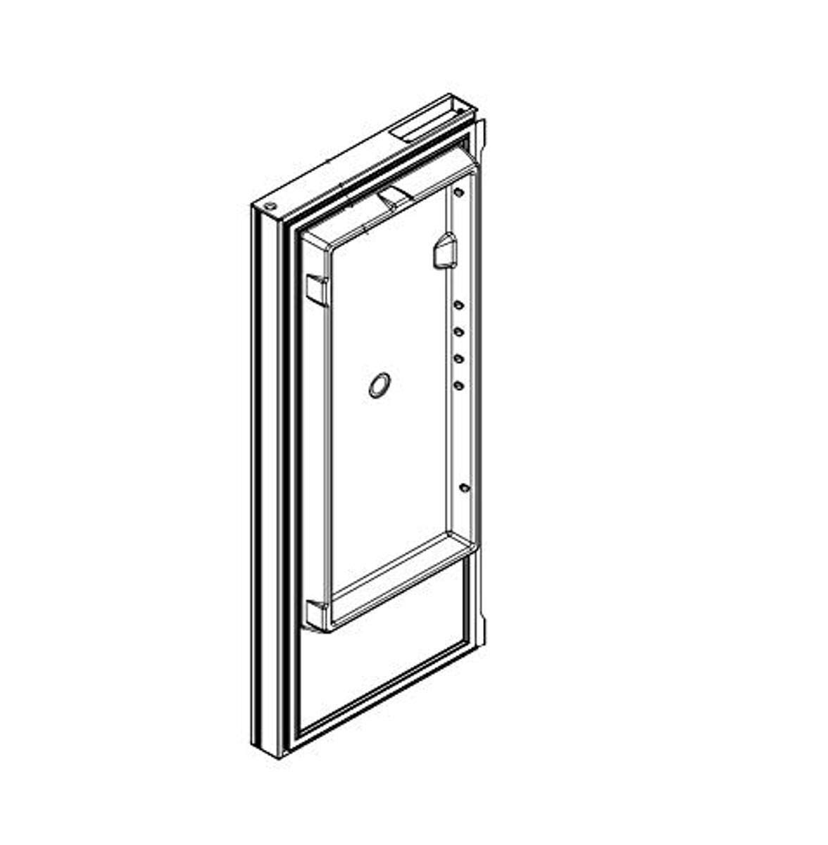 Norcold 637194 Refrigerator Door Assembly Replacement Part - Compatible with RV & Marine Fridges - Durable & Easy Installation for Camping & Travel
