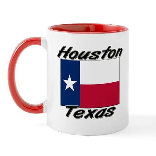 White/Red Inside - Houston Texas Mug