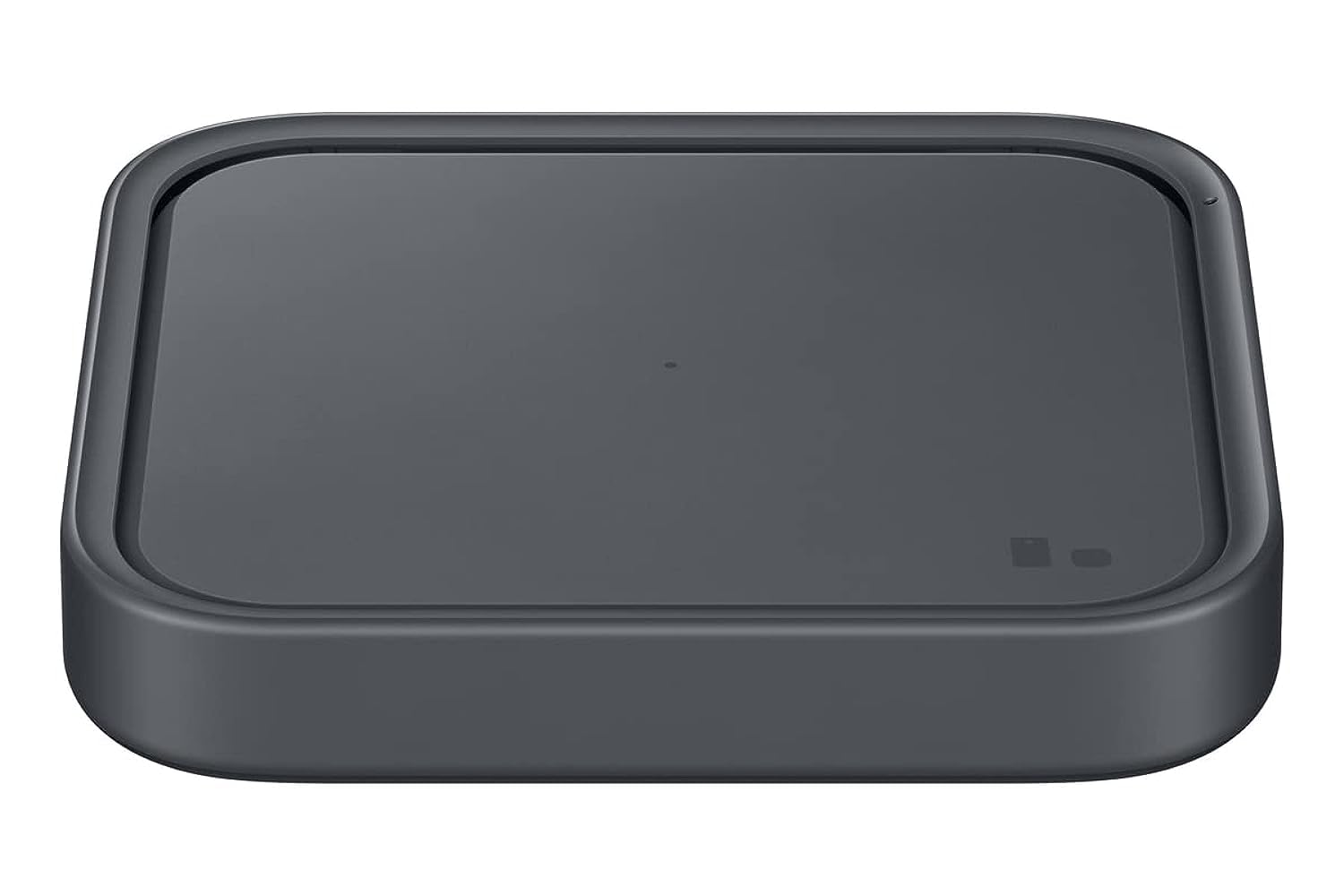 Samsung 15W Fast Wireless Charger Pad - Qi Certified for Galaxy S23/S22/S21, iPhone 15/14/13, AirPods - Compact Design with LED Indicator & USB-C Cable Included (2024 US Version, Gray) - Perfect for Home, Office & Nightstand Charging