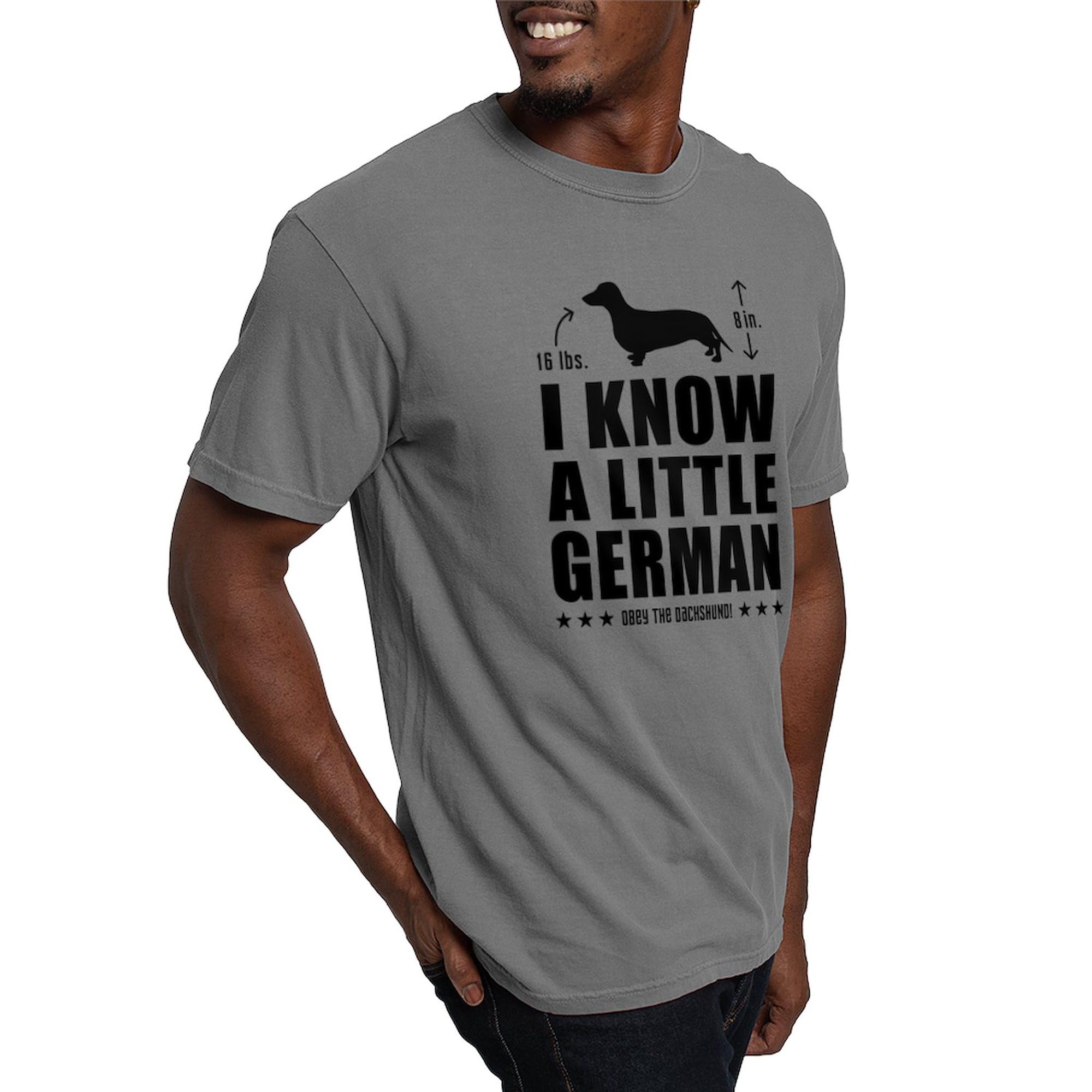 Little German Dachshund T-Shirt for Men - Comfort Colors® Soft Cotton Tee - Casual Wear, Dog Lover Gift, Funny Pet Owner Outfit