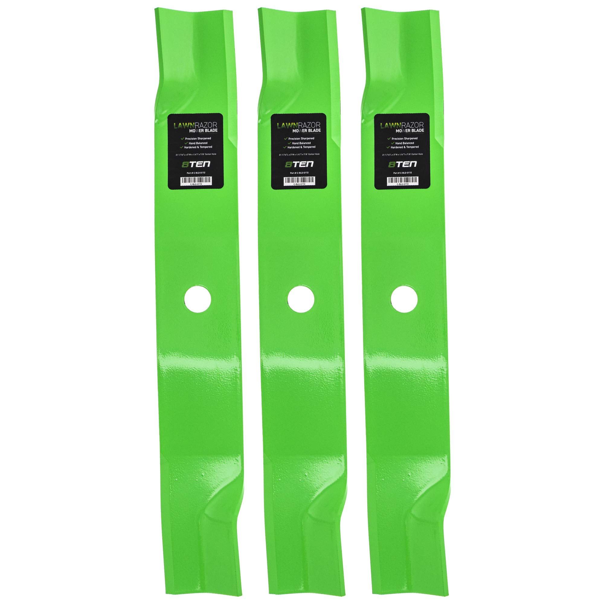 8TEN Spindle High Lift Blade Kit for John Deere 60