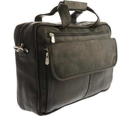 Premium Genuine Leather Slim Top Zip Briefcase for Men - Professional Business Laptop Bag for Work, Office & Travel - Stylish & Durable Work Bag