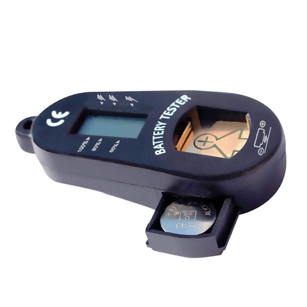Portable Hearing Aid Battery Tester with LCD Screen - Digital Battery Checker for Hearing Aid Devices - Perfect for Travel, Home, and Medical Use