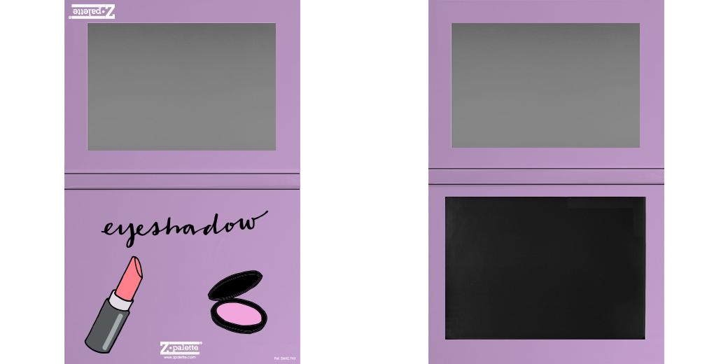 Custom Extra Large Z Palette - Magnetic Makeup Palette for Eyeshadows & Blush - Perfect for Travel & Professional Makeup Artists