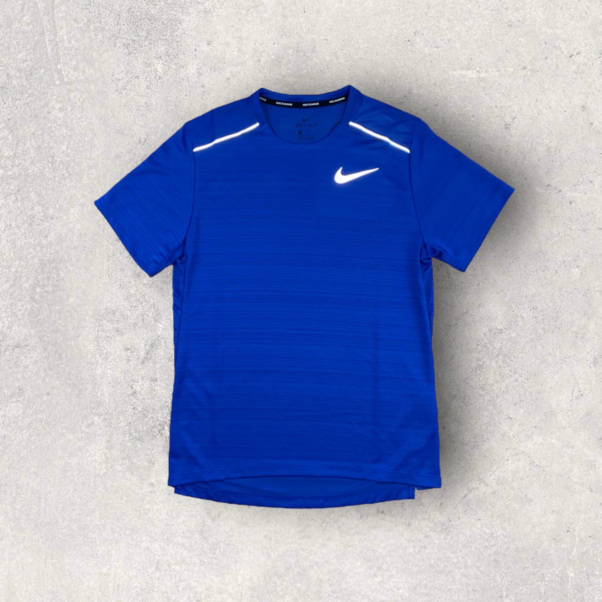 Nike Miler 1.0 Running Shoes with Stride Flex Short Set - Royal Blue/Grey - Lightweight Comfort for Men's Jogging & Gym Workouts