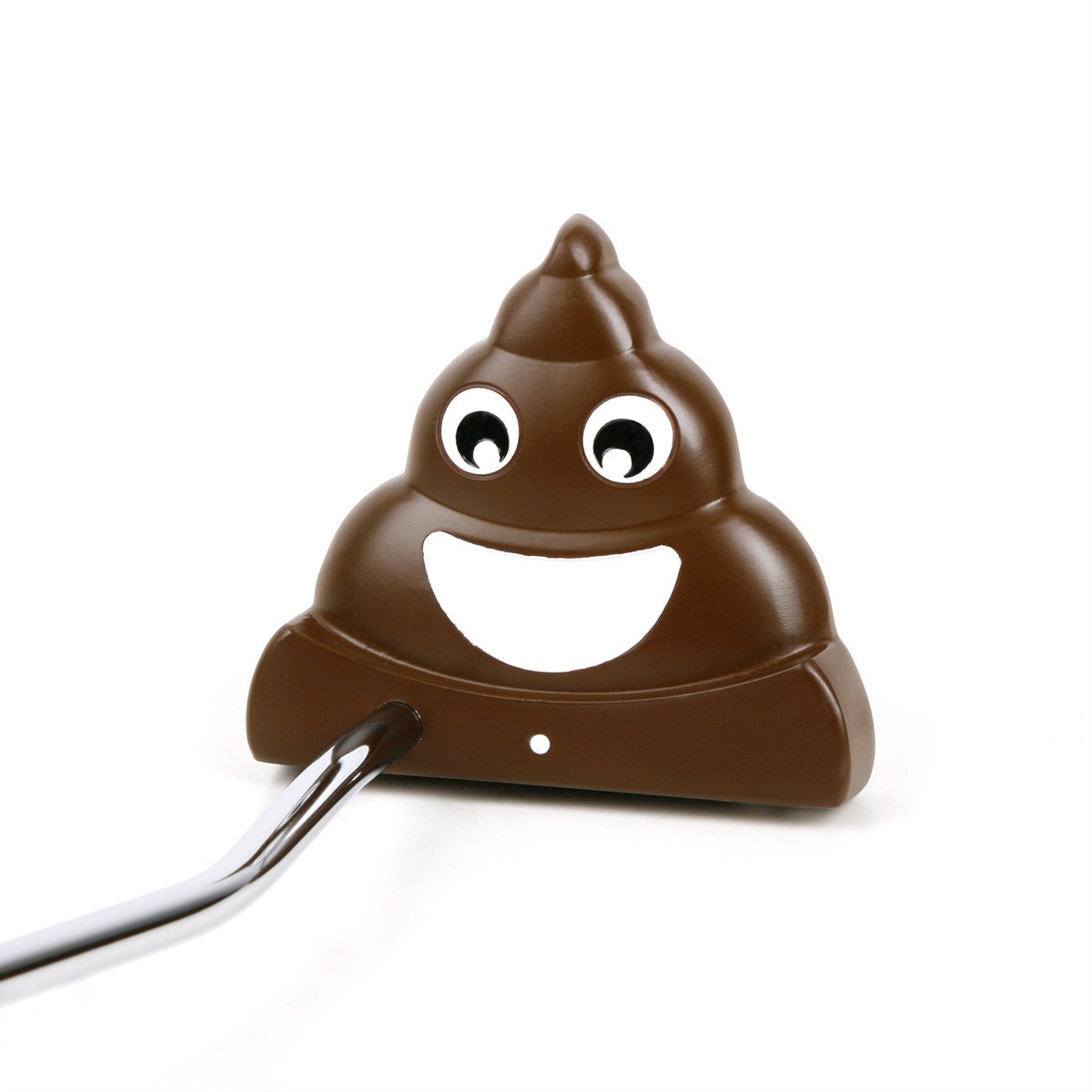 Intech Emoji #2 Poop Golf Putter - 35 Inch Golf Club for Men, Women & Kids - Fun Novelty Gift for Golf Lovers, Birthday & Office Pranks