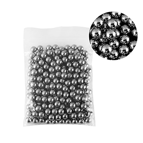 200PCS 6.35mm (1/4 Inch) G10 Precision Gcr15 Bearing Steel Balls - Industrial Grade for Bearings, Machinery, and DIY Projects - Perfect for CNC, Automotive, and Manufacturing Applications