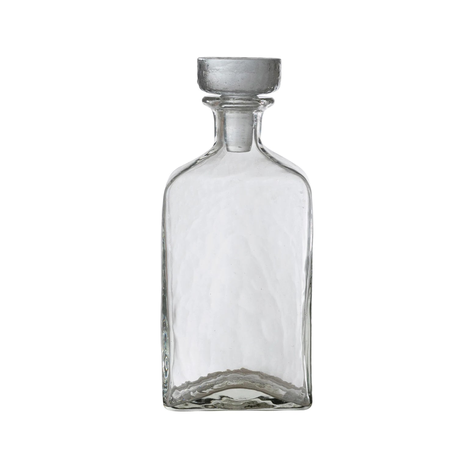 16oz Glass Decanter with Wooden Stand - Elegant Wine Decanter for Red Wine Aeration & Serving - Perfect for Home Bars, Dinner Parties & Gift Giving