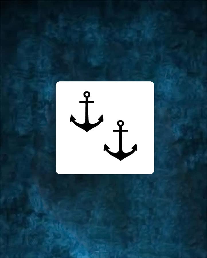 Mini Anchor Temporary Tattoo - Waterproof Sticker for Men & Women | Beach Party