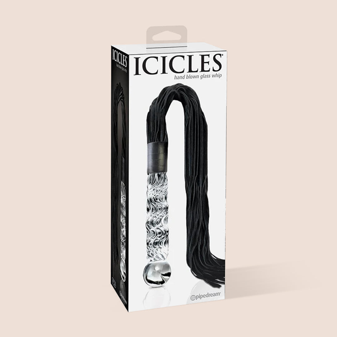 Icicles No. 38 - Handmade Glass and Leather Jewelry Set for Women | Elegant Necklace and Bracelet Gift Set | Perfect for Parties, Weddings, and Special Occasions
