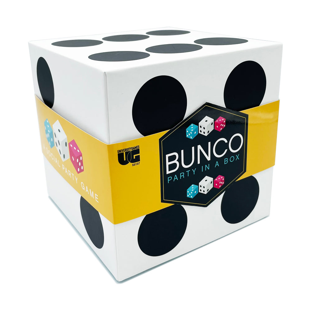 Bunco Party in a Box - Ultimate Dice Game Set for 12 Players | Fun Group Game for Family Gatherings, Girls Night Out & Office Parties