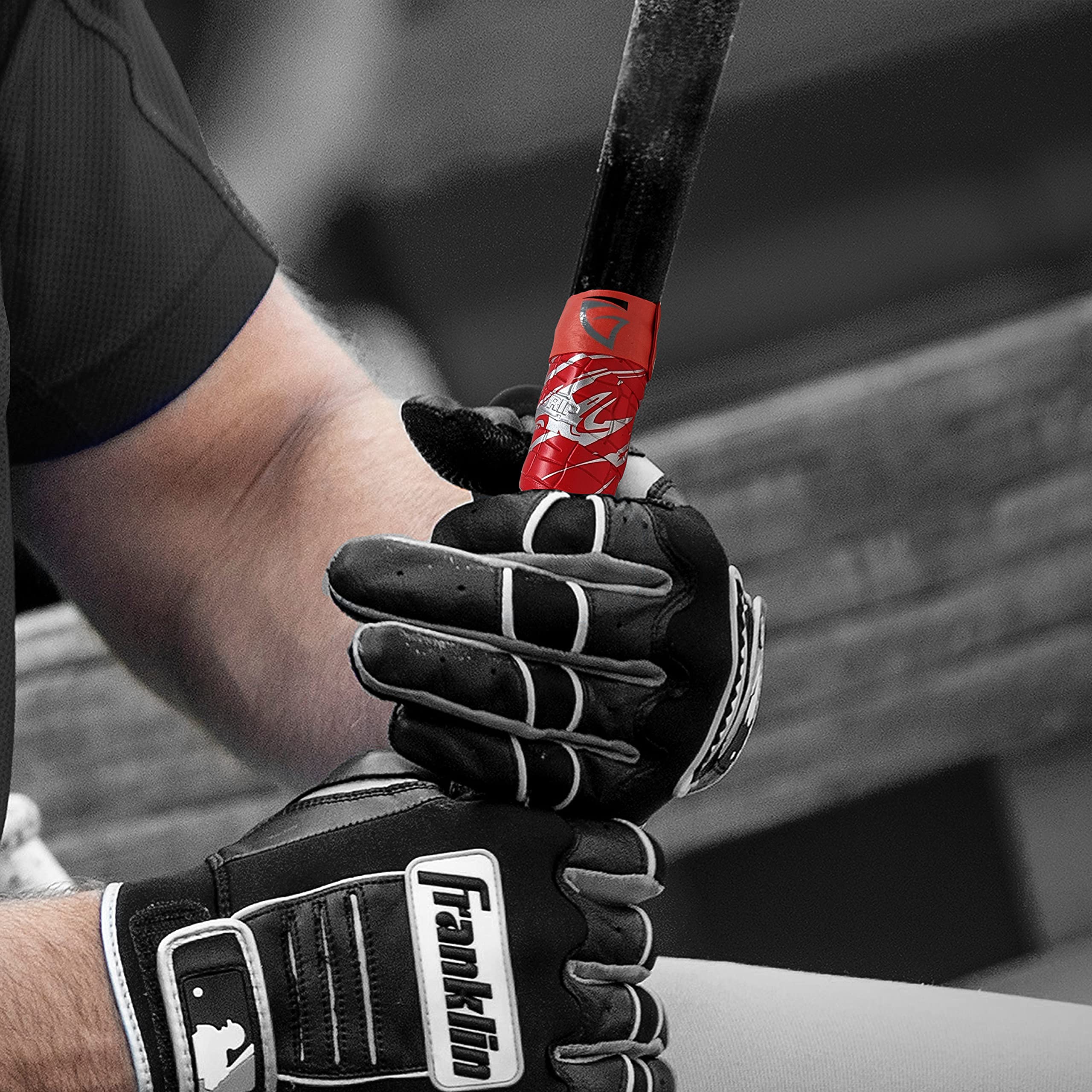 Franklin Sports Gator Grip Baseball Bat Grip Tape - Non-Slip, Comfortable Handle Wrap for Better Control - Perfect for Baseball, Softball, and Training Practice