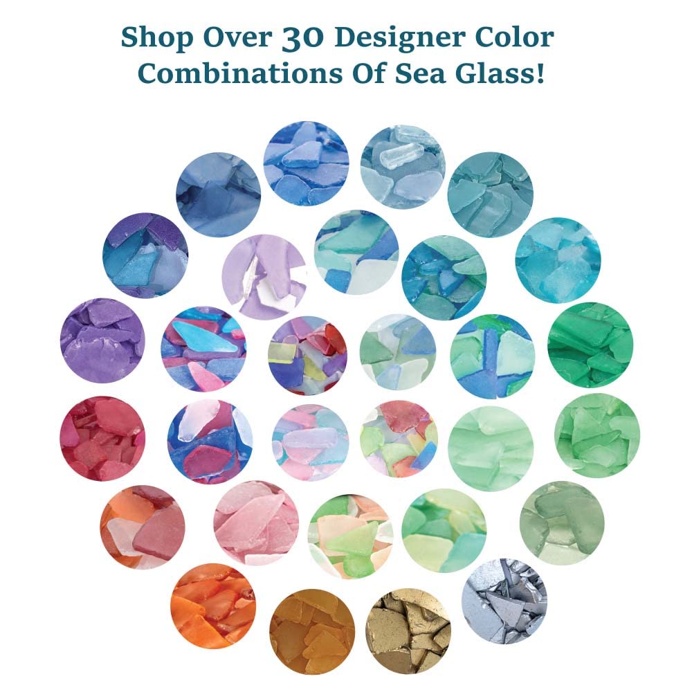 Nautical Crush Trading Natural Sea Glass for Crafts - 11oz Golden Honey Beach Glass Décor, Vase Filler & DIY Crafting Supplies | Perfect for Home Decor, Wedding Centerpieces & Beach-Themed Projects
