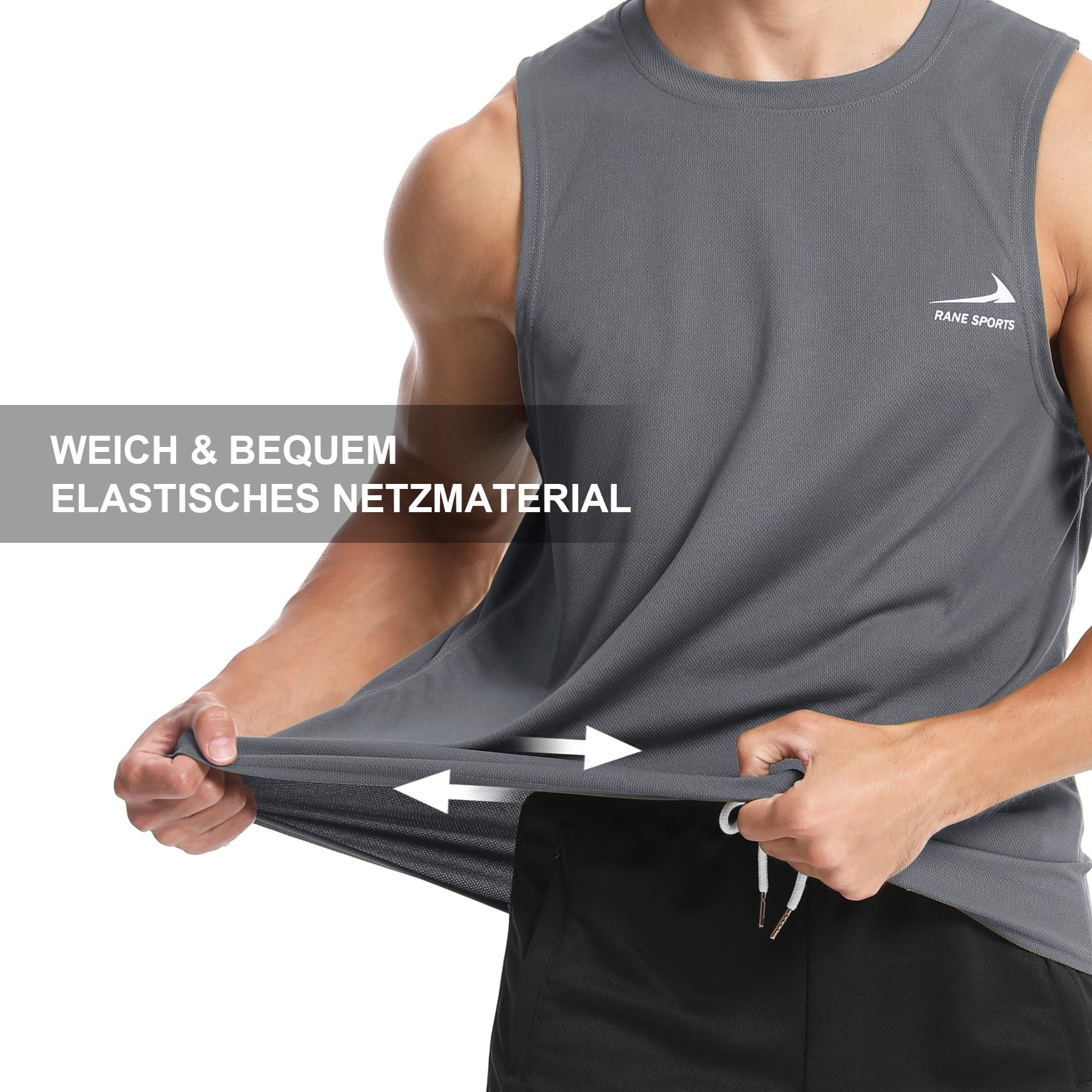 Men's Sleeveless Gym Tank Top - Breathable Workout Shirt for Muscle Training, Running & Fitness - Perfect for Gym, Jogging & Outdoor Sports