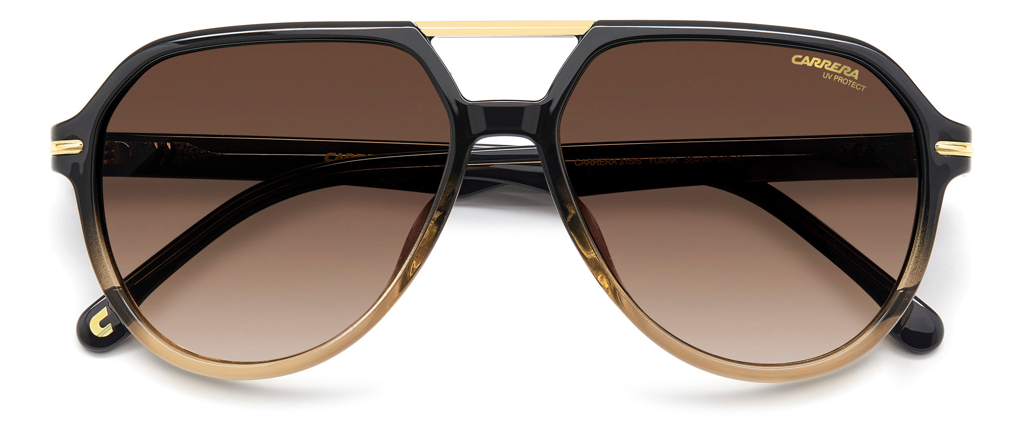 Carrera 315 S Sunglasses - Polarized UV Protection Aviator Style for Men & Women - Perfect for Driving, Outdoor Sports & Fashion Accessories