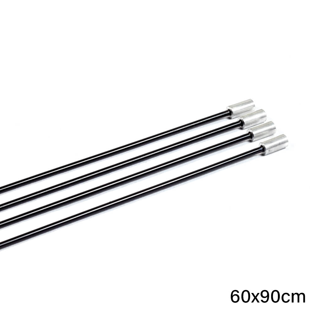 Softbox Replacement/Spare Rods - Compatible with Non-Recessed & Recessed Softboxes (5cm Grid Included) - Perfect for Photography Studio Lighting & Video Production