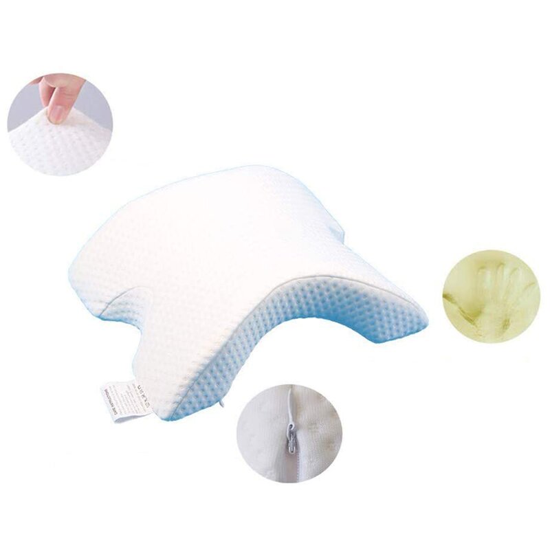 Arch This Tunnel Shaped Memory Foam Pillow for Neck Support - Perfect for Side Sleepers, Travel & Home Use
