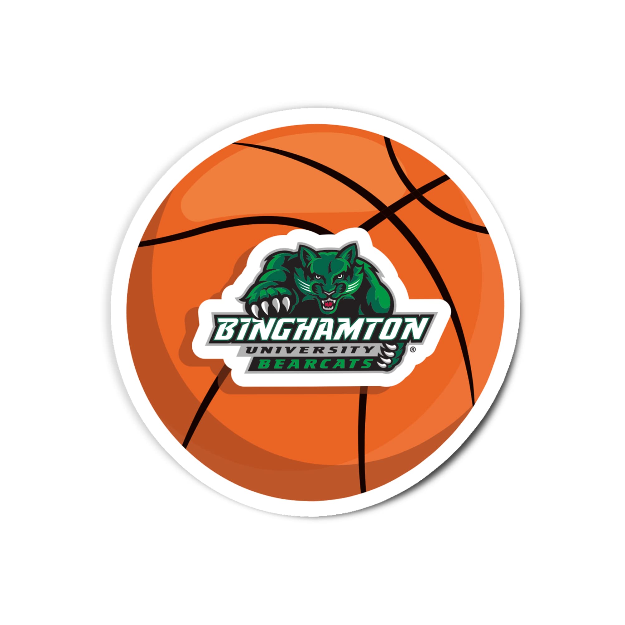 Binghamton University Bearcats Desert Cactus Vinyl Decal Sticker - Waterproof Laptop, Water Bottle, Car, Scrapbook Decor - Perfect for School Spirit, Basketball Fans & College Dorm Accessories